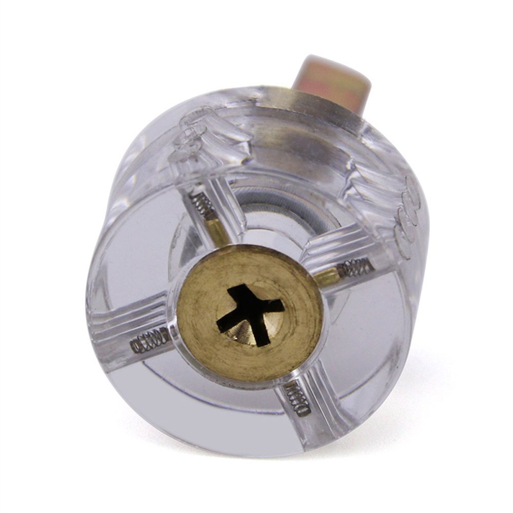 Transparent Cruciform (Cross) Practice Lock