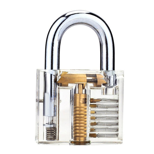 Transparent Visible Padlock Practice Lock