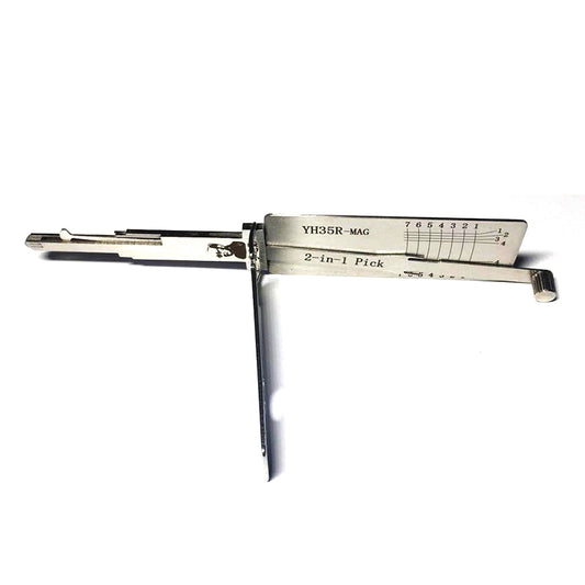 Lishi YH35R-MAG Extended Length 2-in-1 Decoder and Pick with Magnetic Gate