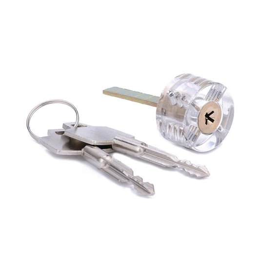 Transparent Cruciform (Cross) Practice Lock