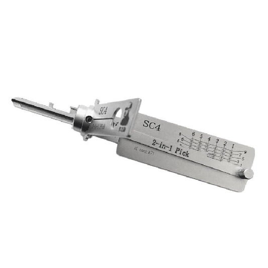 Lishi SC4 2-in-1 Pick & Decoder for 6-Pin Schlage Keyway