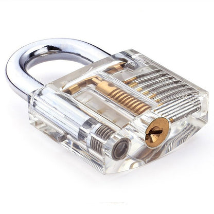 Transparent Visible Padlock Practice Lock