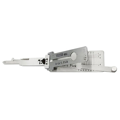 Lishi YH35R-MAG Extended Length 2-in-1 Decoder and Pick with Magnetic Gate