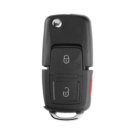 KEYDIY Universal Foldable Wired Remote Key B01-2+1 | Volkswagen Style | B Series | 3 Buttons