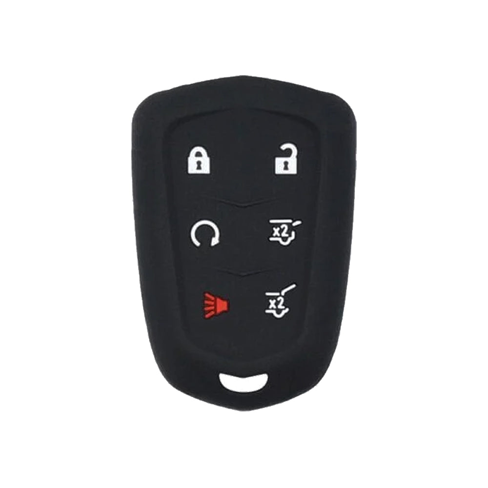 Cadillac Escalade Smart Key Silicone Case Cover 6 Buttons