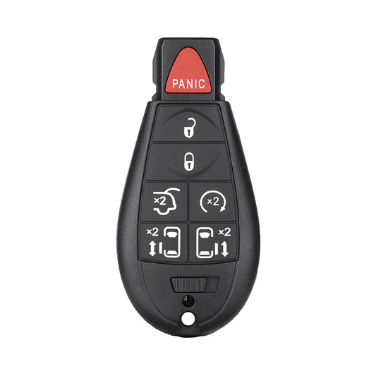 2008-2019 Chrysler Dodge Jeep Fobik Key SHELLS With PANIC Button for IYZ-C01C