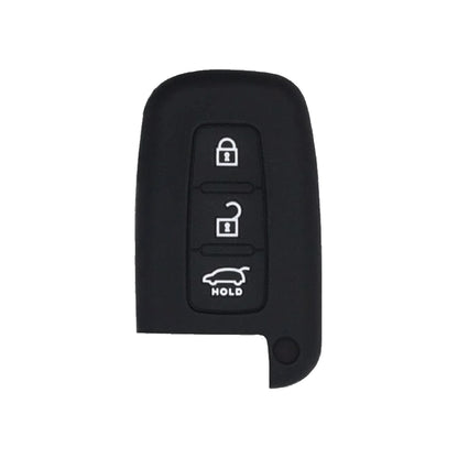 Hyundai Tuscon Genesis Veloster Smart Key Silicone Cover Case 3 Button