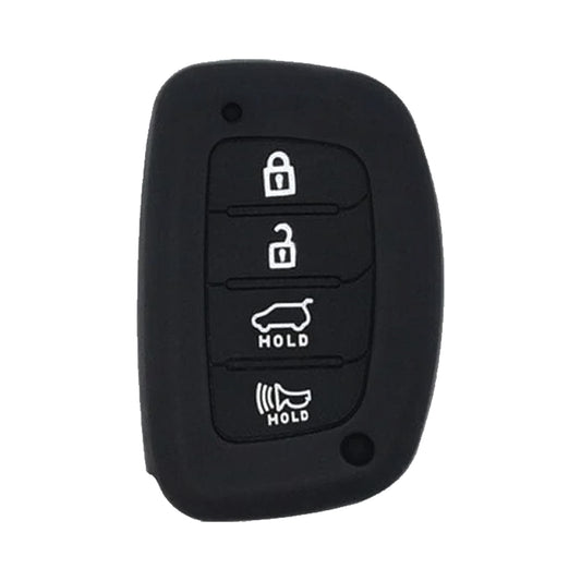 Hyundai Sonata I20 I40 Smart Key Silicone Cover Case 4 Button