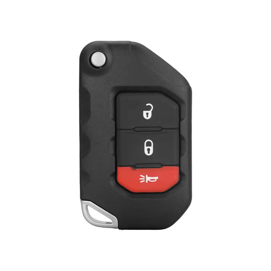 2018-2024 Jeep Wrangler Gladiator 3-Button Smart Flip Key Shell