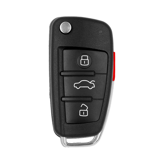 2006-2010 Audi 4-Button Flip Key Shell for NBG009272T