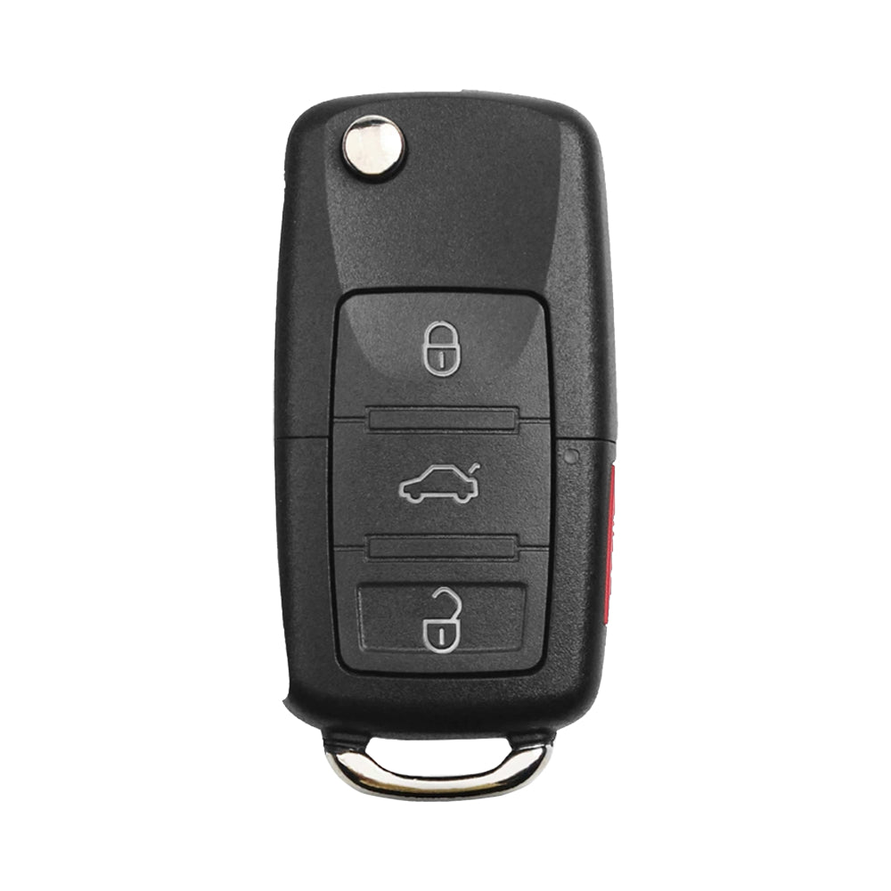 2006–2016 Volkswagen / 4-Button Flip Key SHELL / NBG92596263, NBG010180T