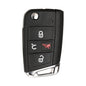 2015–2019 Volkswagen Golf GTI 4-Button Flip Key SHELL For NBGFS12P01