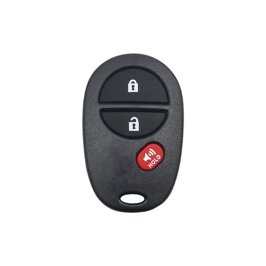 2004–2019 Toyota 3 Button Keyless Entry Remote Shell For GQ43VT20T, ORS-TOY-20T-3