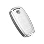 Premium Aluminum Alloy Leather Case For Volkswagen Smart Key