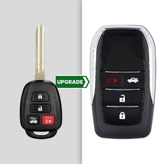 Modified Flip Key Shell for Toyota Camry Corolla 4-Button Remote Head Key SHELL