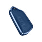 Premium Aluminum Alloy Leather Case For Volkswagen Smart Key 3 Button