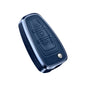 Premium Aluminum Alloy Leather Case For Ford Flip Key 3 Button