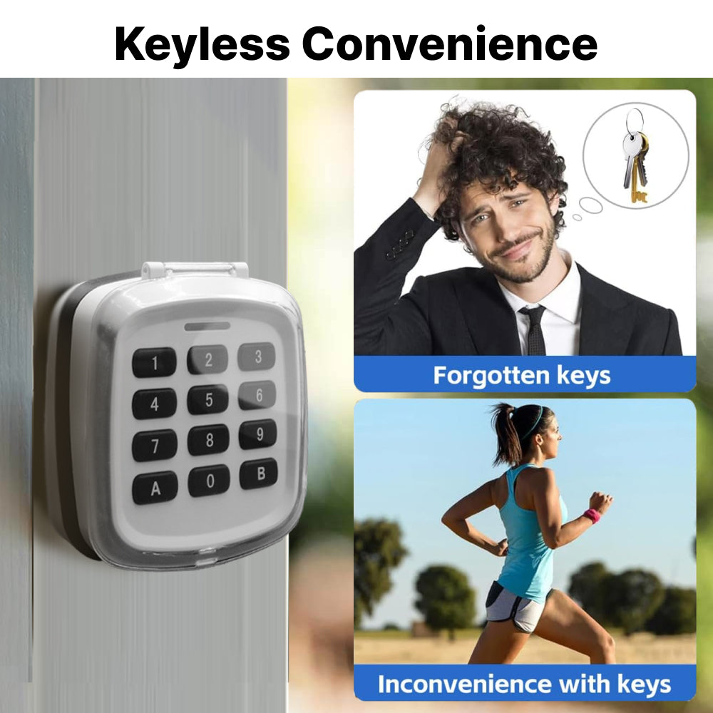 Password KeyPad Remote Rolling & Fixed Code 280-868mhz for Garage & Gate Door Opener