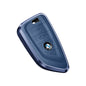 Premium Aluminum Alloy Leather Case For BMW Smart Key 4 Button