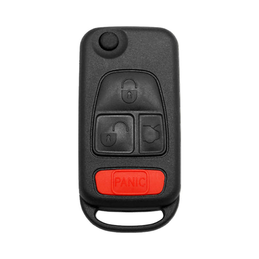 1993-2003 Mercedes Benz 4 Button Flip-Style Remote Key Shell