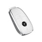 Premium Aluminum Alloy Leather Case For Mercedes-Benz Smart Key 3 Button