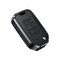 Premium Aluminum Alloy Leather Case For Honda Flip Key 3 Button