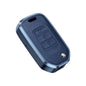 Premium Aluminum Alloy Leather Case For Honda Flip Key 3 Button