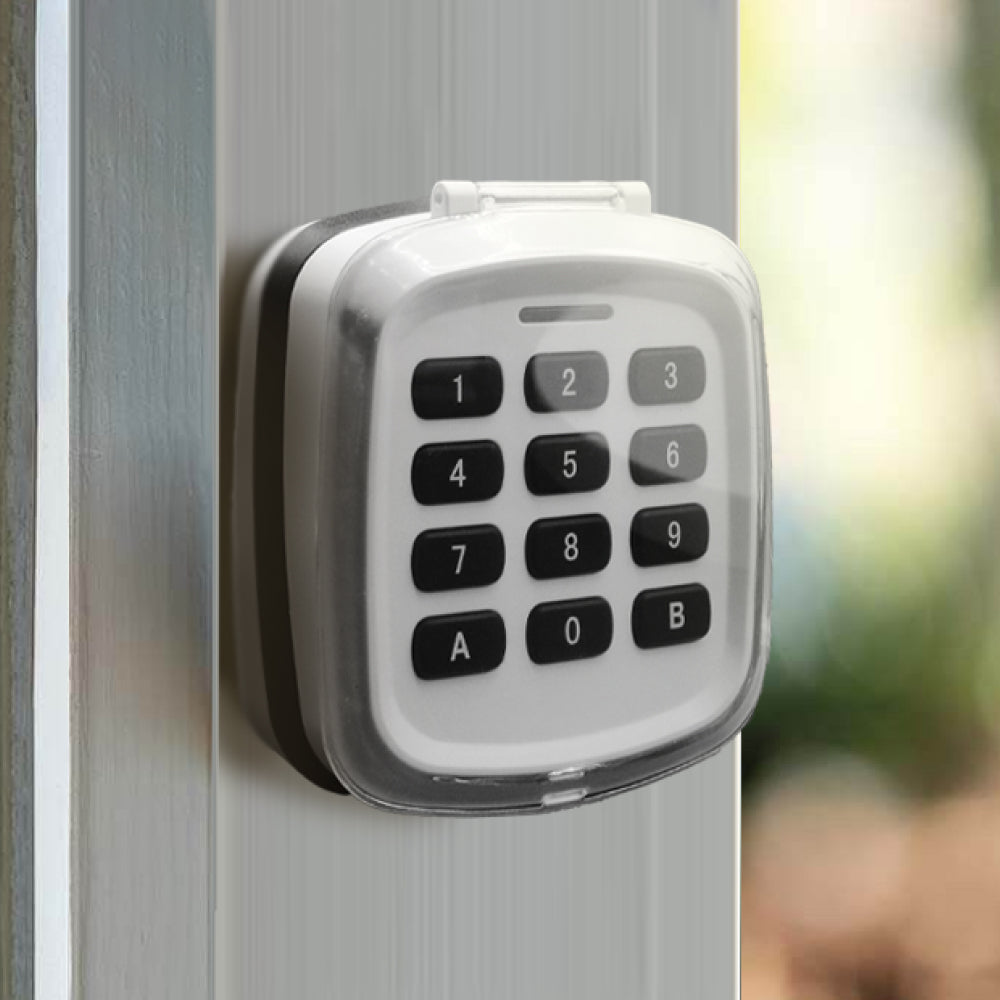 Password KeyPad Remote Rolling & Fixed Code 280-868mhz for Garage & Gate Door Opener