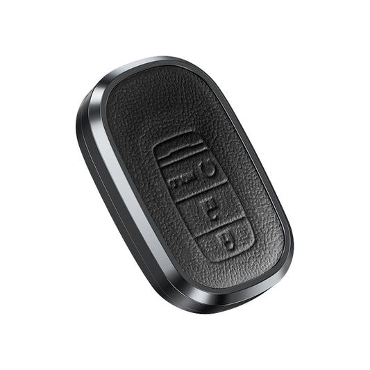 Premium Aluminum Alloy Leather Case For Honda Smart Key 3 Button