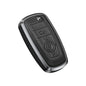 Premium Aluminum Alloy Leather Case For Ford Smart Key 4 Button