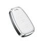 Premium Aluminum Alloy Leather Case For Chevrolet Smart Key 4 Button