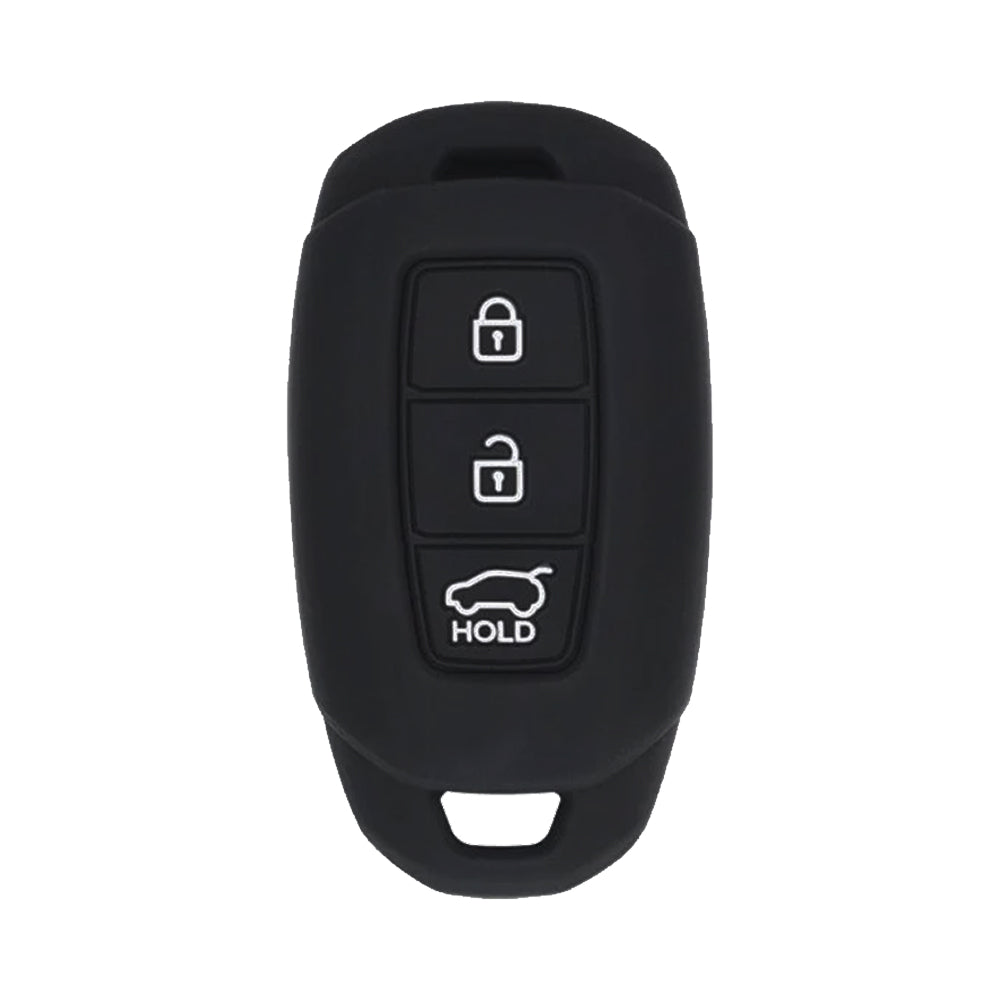 Hyundai Creta Palisade Kona Smart Key Silicone Cover Case 3 Button