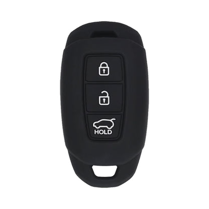 Hyundai Creta Palisade Kona Smart Key Silicone Cover Case 3 Button