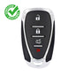 2016-2020 Chevrolet Smart Key Fob – 4 Buttons – FCC# HYQ4EA – 433 MHz