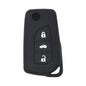 Toyota Camry Corolla Flip Key Silicone Cover Case 3 Button