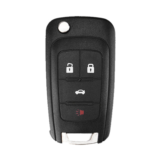 2011-2016 Chevrolet / 4-Button Flip Key SHELL for V2T01060512