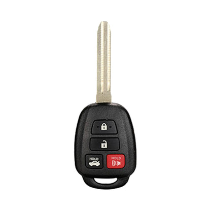 2012–2014 Toyota Camry Corolla 4-Button Remote Head Key SHELL