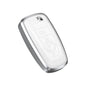 Premium Aluminum Alloy Leather Case For Ford Smart Key 4 Button