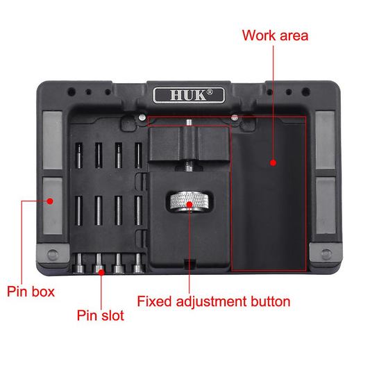 HUK Key Blade Removal Tool / Flip Key Fixture Vice – Essential Tool for Automotive Locksmiths