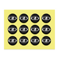 14MM Crystal Round Shape Car Brands Stickers (12 Pieces) for KEYDIY XHORSE Remote Car Key