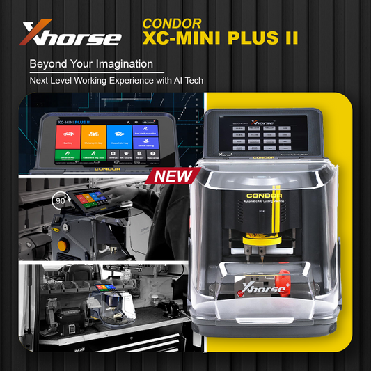 Xhorse Condor XC-Mini Plus II 2nd Generation Key Cutting Machine