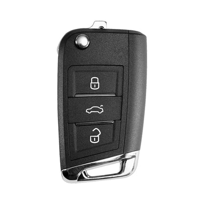 Xhorse XKMQB1EN MQB Style 3 Button Wire Remote Key | XK Series