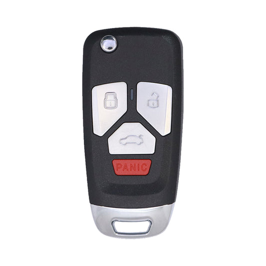 Xhorse XNAU02EN Wireless Remote Key | 4 Buttons | Audi Style | XN Series